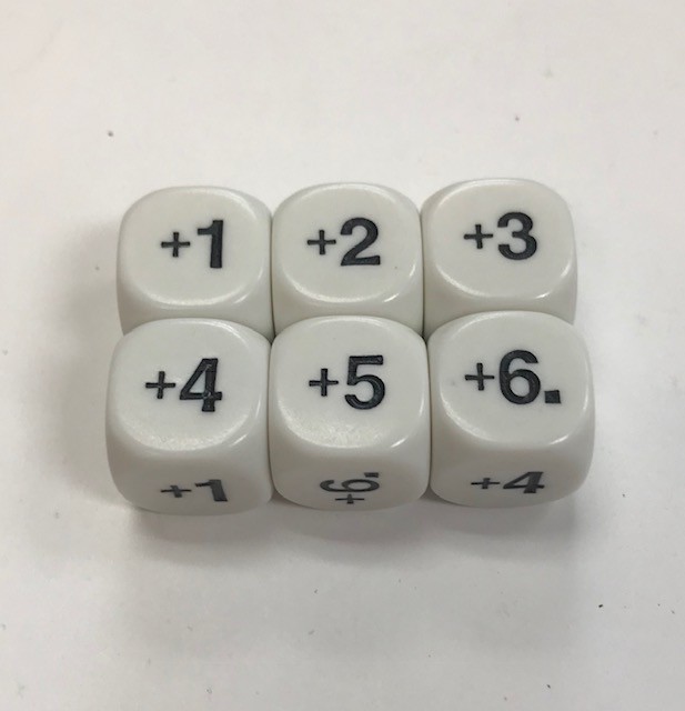 Addition Dice 1-6 - DiceEmporium.com