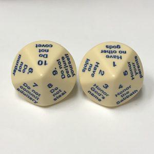 10 Commandments Die/Dice - DiceEmporium.com