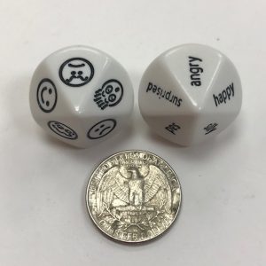 10 Sided Facial Expressions and Words - DiceEmporium.com