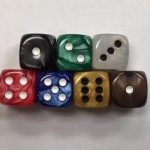 12mm Deluxe Marbleized Set - DiceEmporium.com