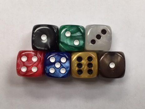 Set of 36 Deluxe Opaque Ivory Rounded 12mm D6 Dice - Koplow Games – Roll 4  It Dice