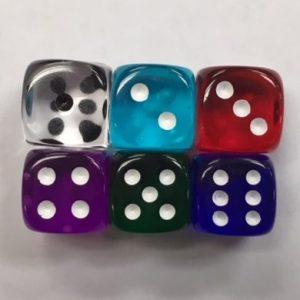 12mm Deluxe Transparent Set - DiceEmporium.com