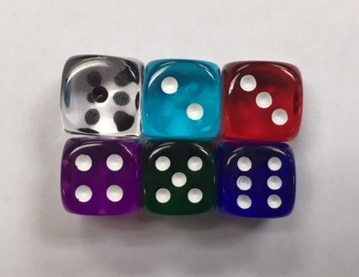 12mm Deluxe Transparent Set - DiceEmporium.com