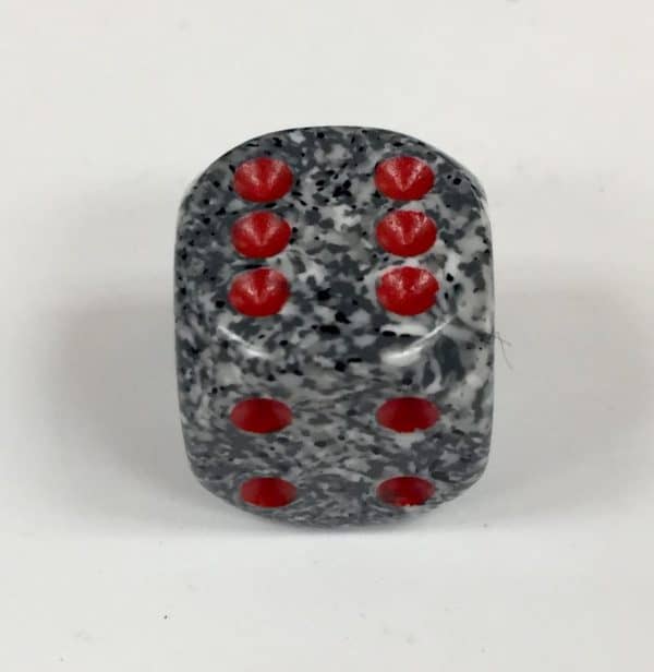 16mm 6 Sided Granite Speckled Dice
