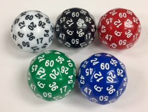 60 Sided Jumbo Dice