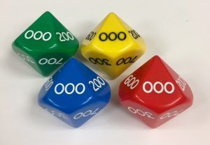 Hundreds Jumbo Place Value Dice