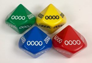 Thousands Jumbo Place Value Dice