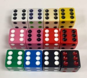 16mm Square Corner Dice