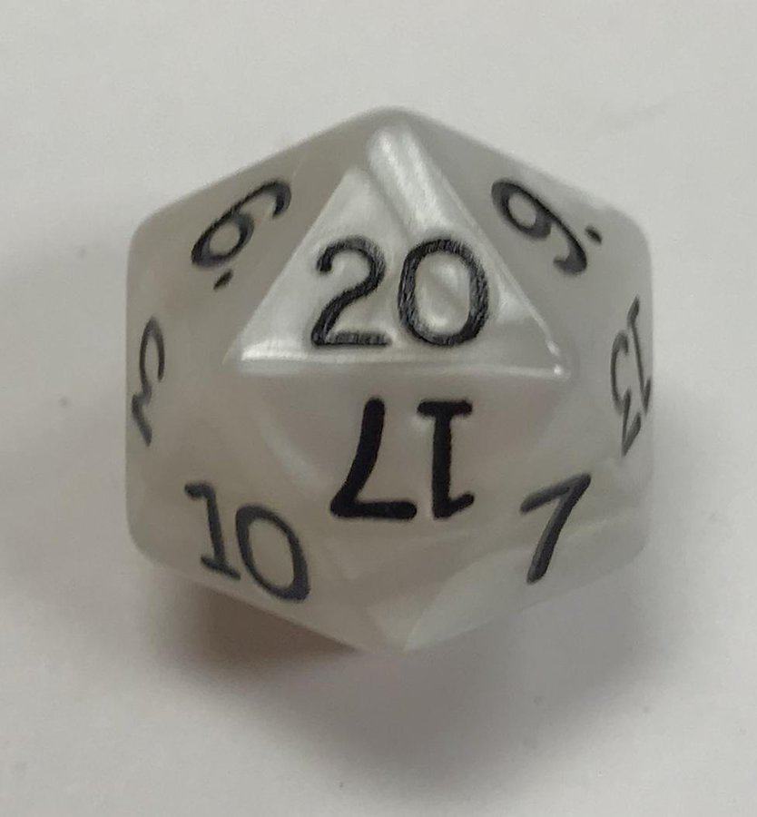 20 Sided (dt20) Pearlized Dice