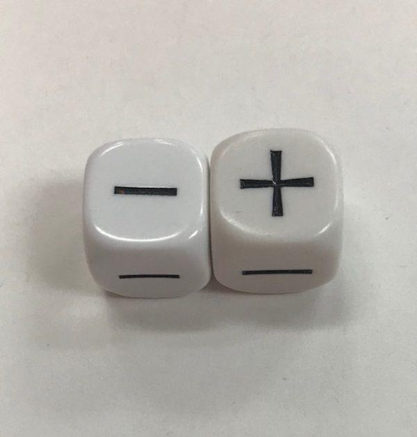 2 Function Math (Minus/Plus) Operator Dice - DiceEmporium.com