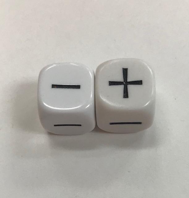 2 Function Math (Minus/Plus) Operator Dice - DiceEmporium.com