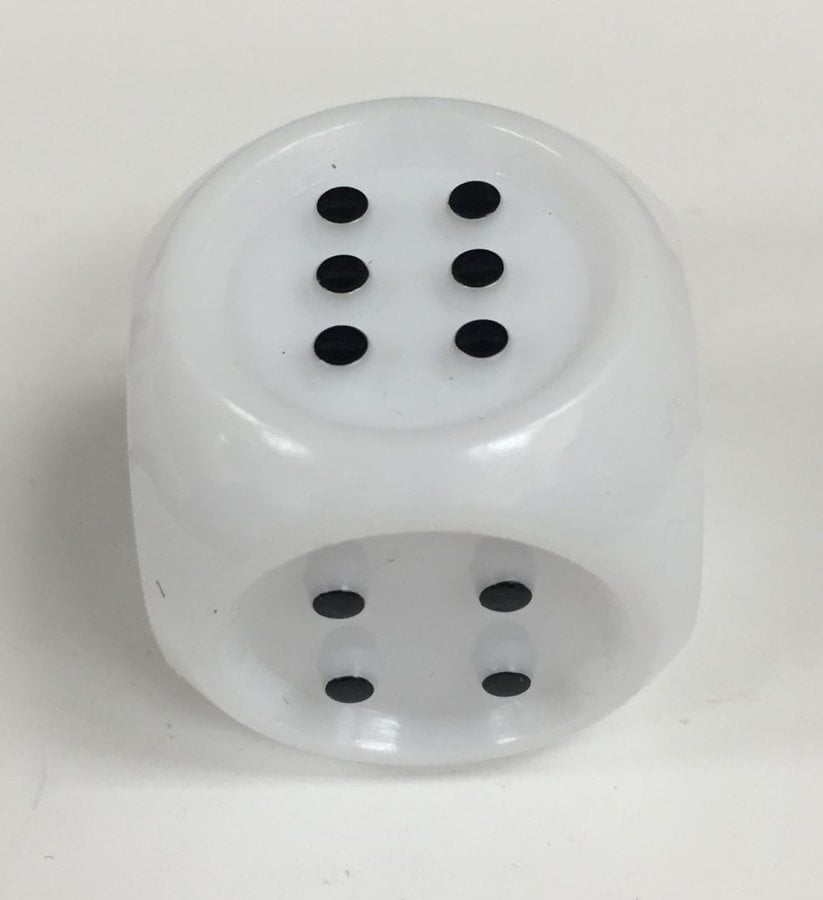 32mm Tactile White Die Product Number 16765