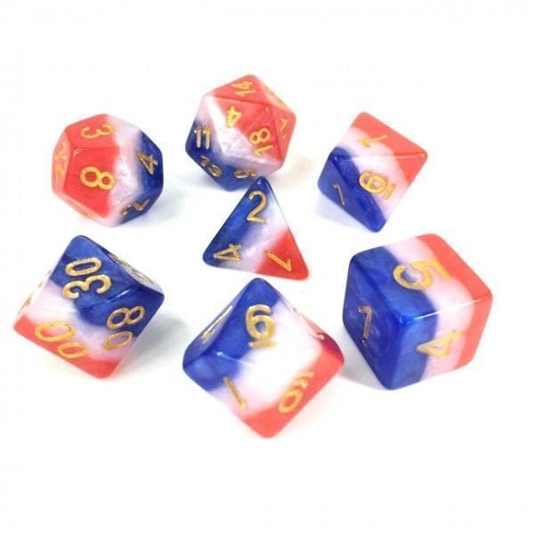 3 Layer Multi-Color Dice Set - DiceEmporium.com