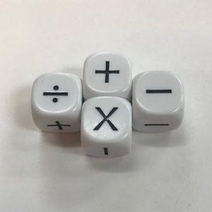 4 Function Math Operator Dice - DiceEmporium.com