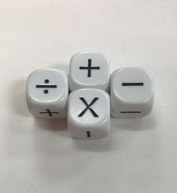 4 Function Math Operator Dice - DiceEmporium.com