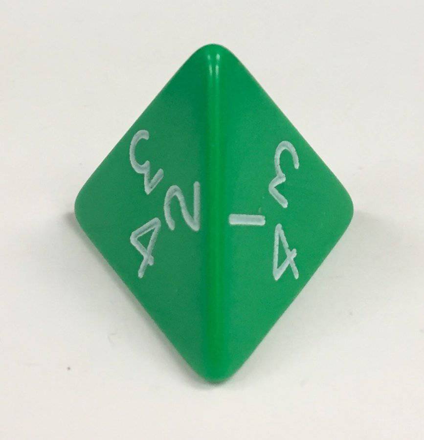 4 Sided Jumbo Dice from Koplow - Dice Emporium