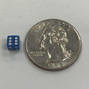 5mm Blue Dice - DiceEmporium.com