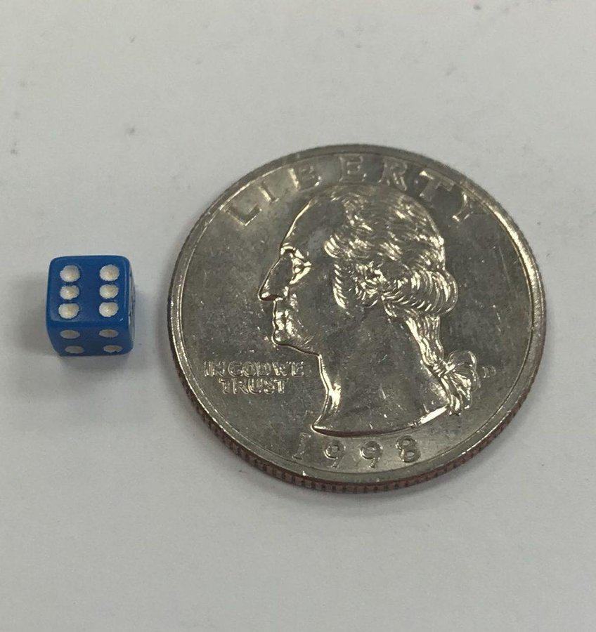 5mm Blue Dice - DiceEmporium.com