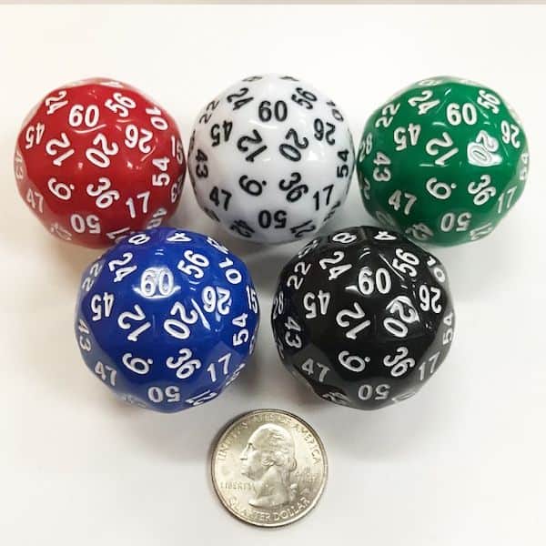 60 Sided Dice - DiceEmporium.com