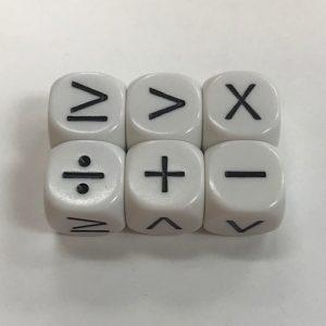 6 Function Math Operator Dice - DiceEmporium.com