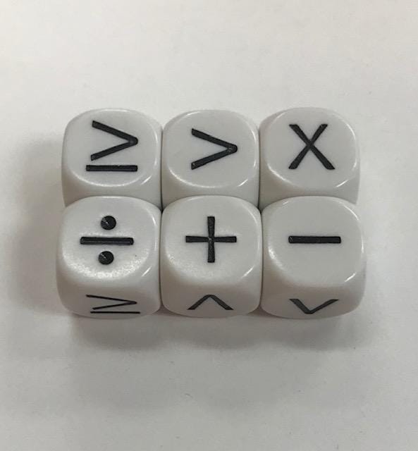 6 Function Math Operator Dice - DiceEmporium.com