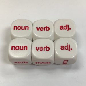 6 Sided Parts of Speech Die/Dice - DiceEmporium.com