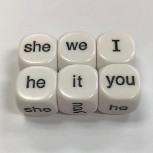 6 Sided ProNouns Dice - DiceEmporium.com