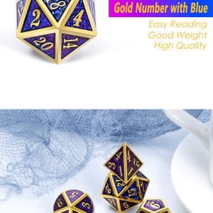 Metal & Enamel 7 Piece Set - Stargazer - DiceEmporium.com