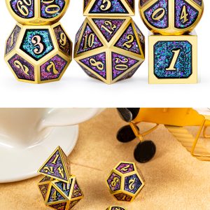 Metal & Enamel 7 Piece Set - Carnival - DiceEmporium.com