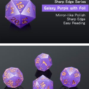 Wizard Sharp Edge Dice Set - Dice Emporium