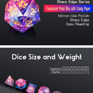 Sharp Edge Dice 7 Piece Set Orion - DiceEmporium.com