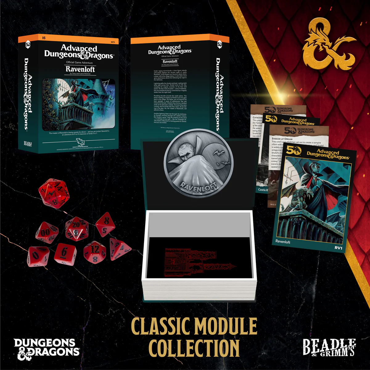 Beadle & Grimm's: D&D Classic Module - Ravenloft Polyhedral Dice Set