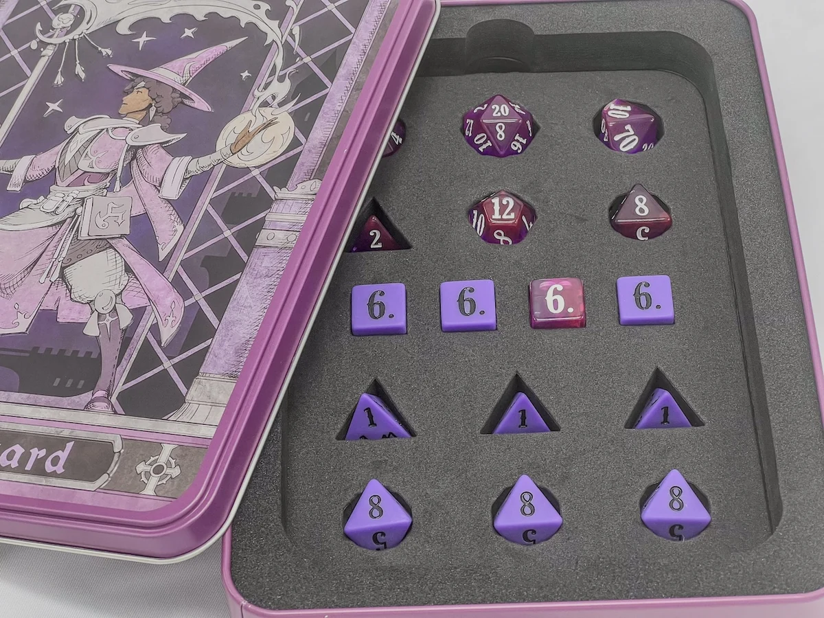 Beadle Grimm Dice Set Epic Resin Wzard