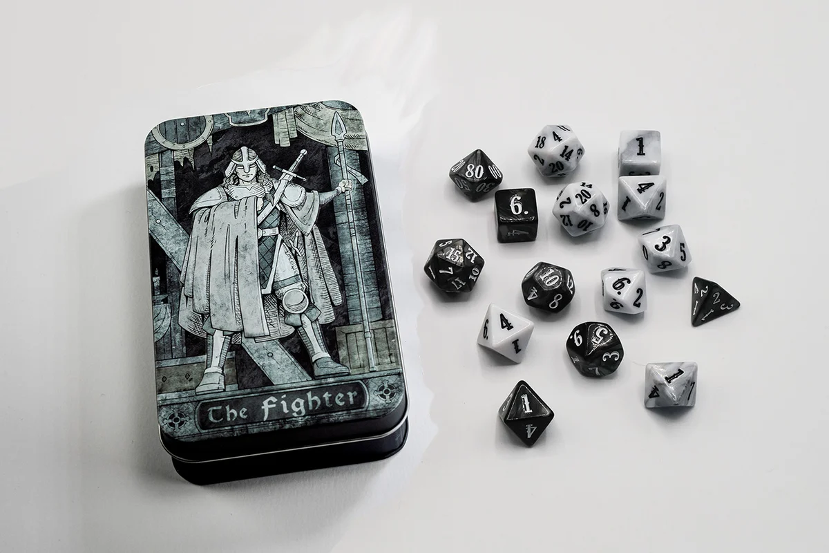 Beadle & Grimm's: Fighter Polyhedral Dice Set