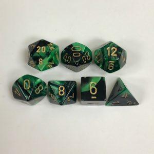 Black-Green-Gold-Gemini-Chessex-Dice-CHX26439