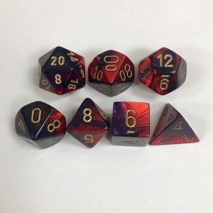 Purple-Red-Gold-Gemini-Chessex-Dice-CHX26426