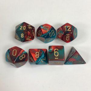 Red-Teal-Gold-Gemini-Chessex-Dice-CHX26462