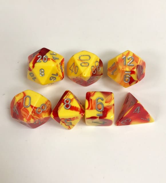 Red-Yellow-Silver-Gemini-Chessex-Dice-CHX26450