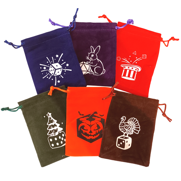 Holiday Bag Set of 6 - Dice Emporium