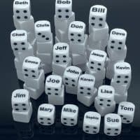 First Name Dice -DiceEmporium.com