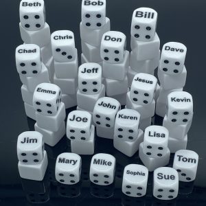 First Name Dice -DiceEmporium.com