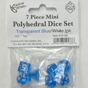 7 Piece Mini Polyhedral Dice Set