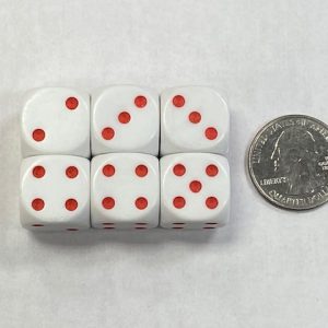 16mm Red Averaging Dice - DiceEmporium.com