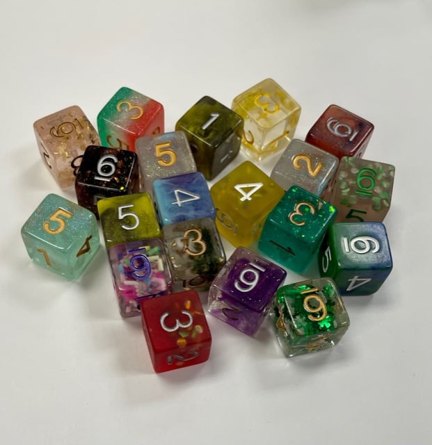 D6 random lot of 20 - DiceEmporium.com