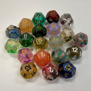 D12 random lot of 20 - DiceEmporium.com