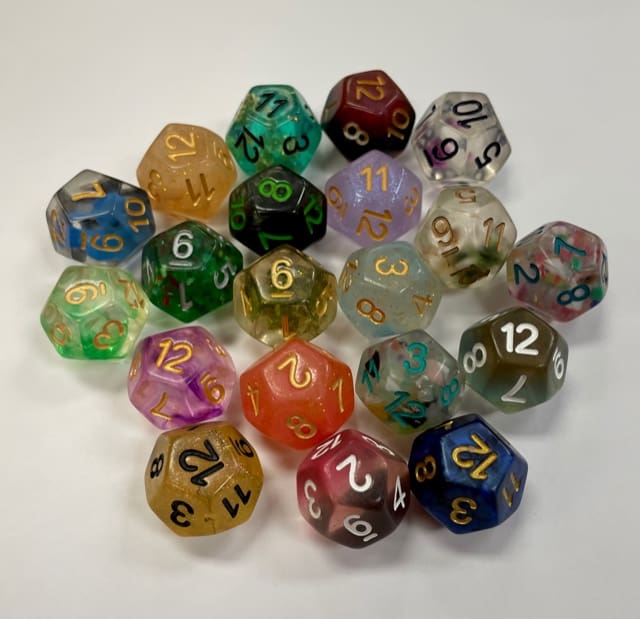 D12 random lot of 20 - DiceEmporium.com