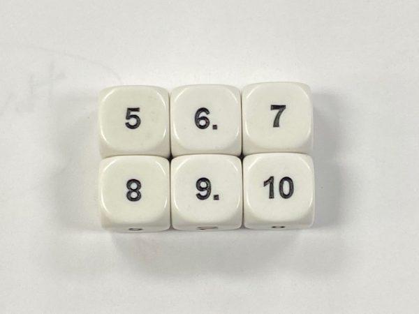 Number 5-10 - DiceEmporium.com