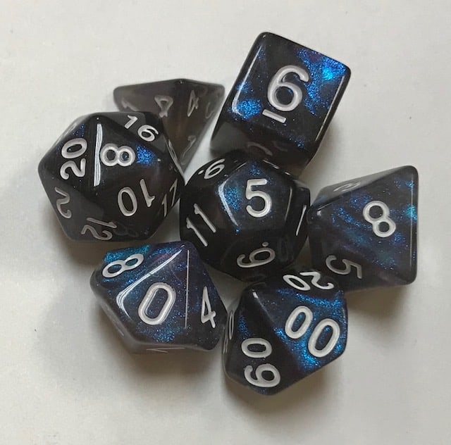 Night Sky Aurora Borealis Dice - DiceEmporium.com