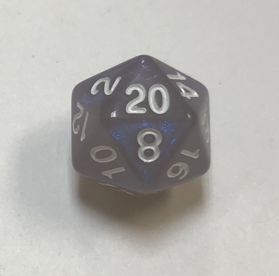 20 Sided Dusk Aurora Borealis Dice - DiceEmporium.com