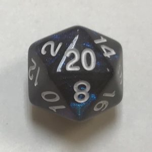 20 Sided Night Sky Aurora Borealis Dice - DiceEmporium.com